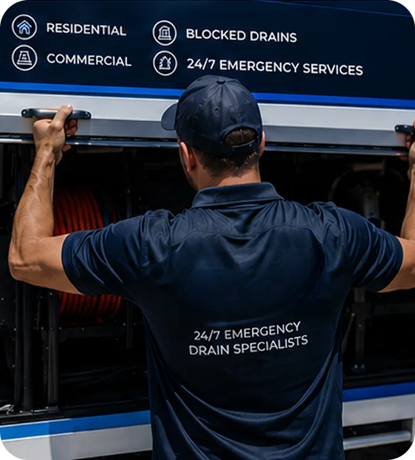 Licensed blocked drain plumber servicing a Caringbah home